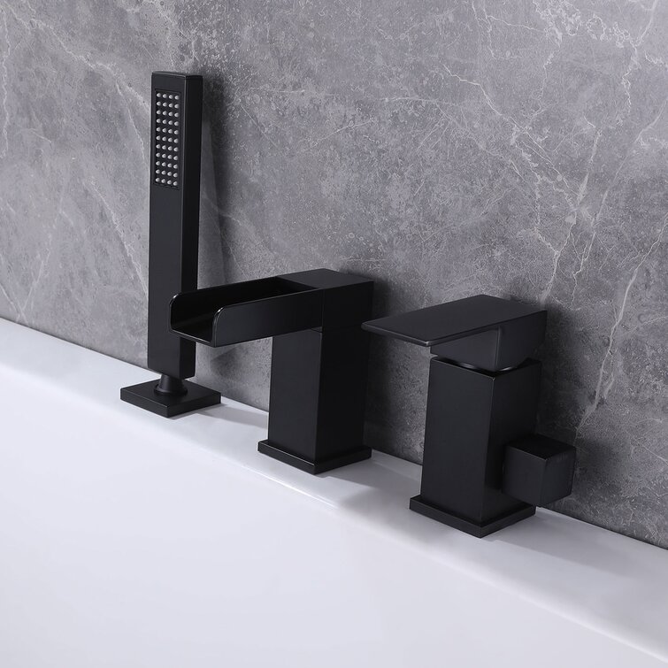 Single Handle Deck Mounted Tub Faucet with Handshower
